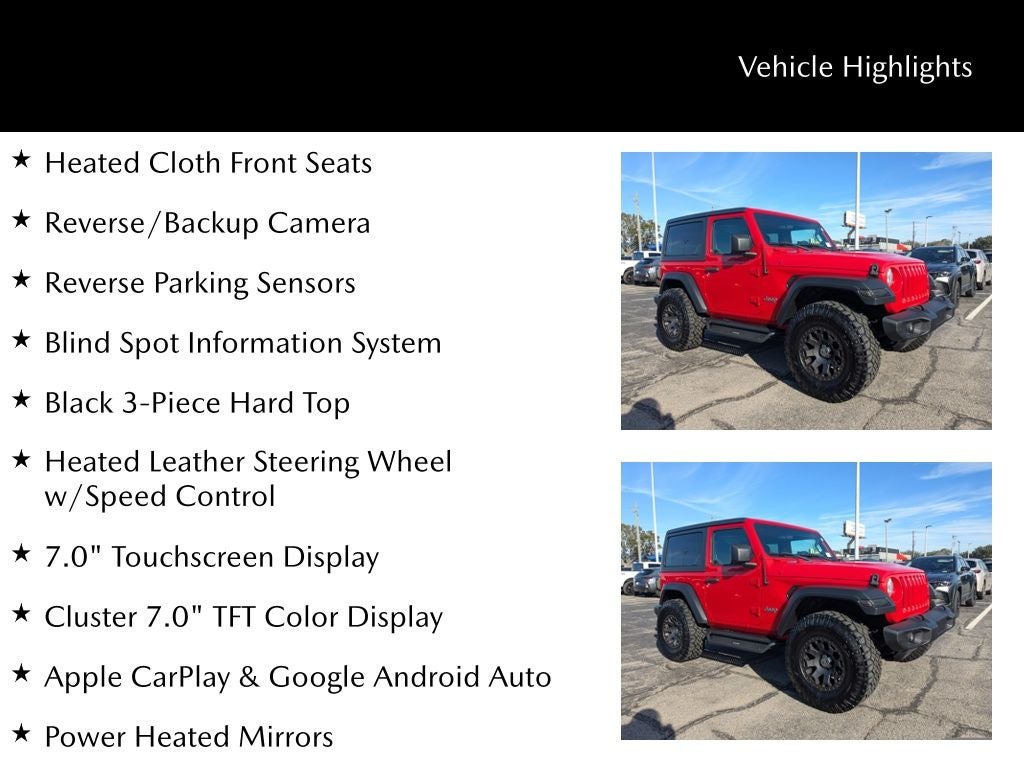 2018 Jeep Wrangler Sport S