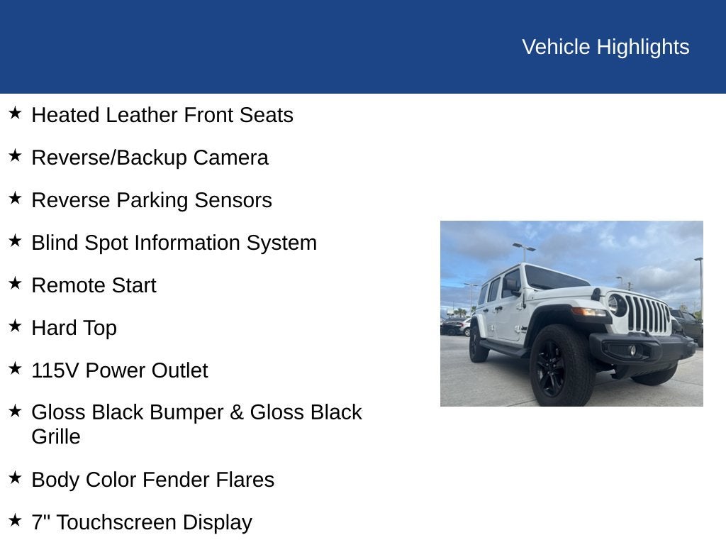 2021 Jeep Wrangler Unlimited Sahara Altitude