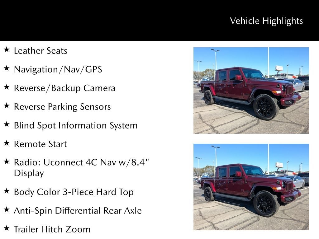 2021 Jeep Gladiator High Altitude