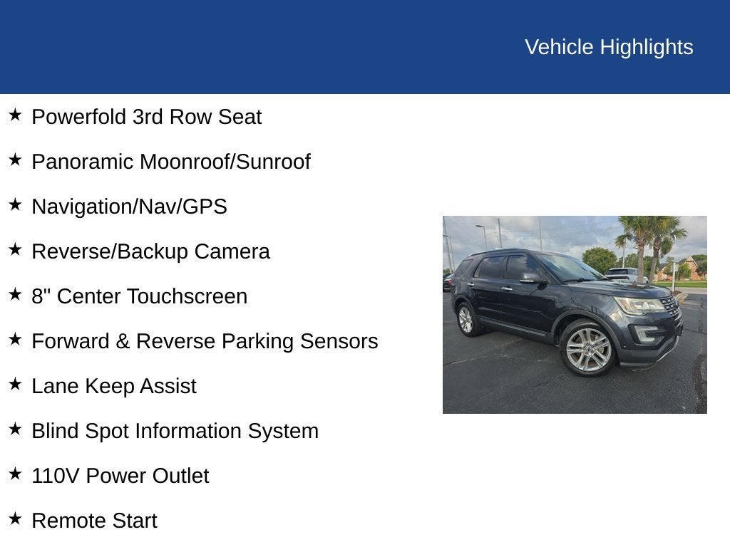 2017 Ford Explorer Limited