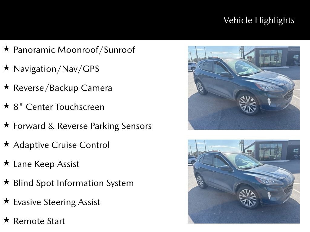 2020 Ford Escape Titanium