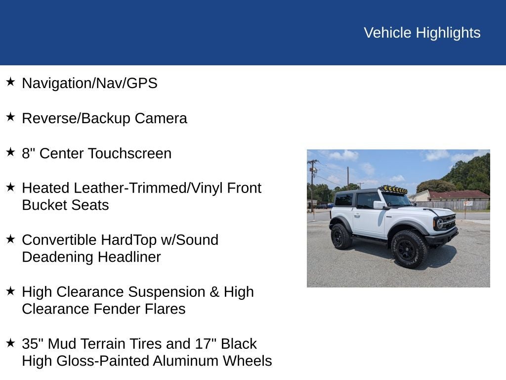 2021 Ford Bronco Outer Banks
