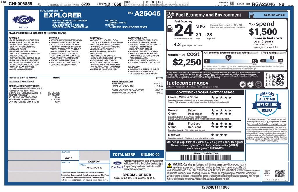 2024 Ford Explorer Limited