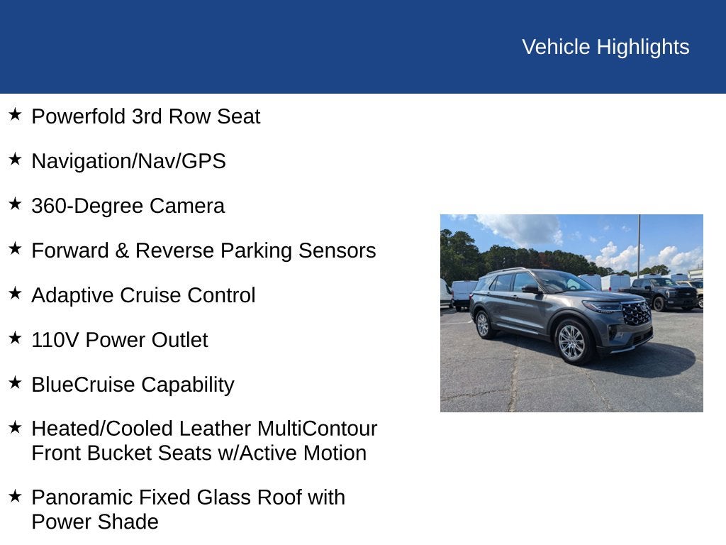 2026 Ford Explorer Platinum