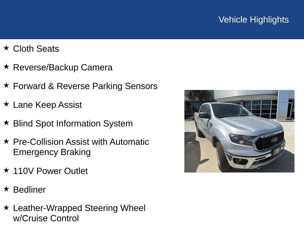 2019 Ford Ranger XLT