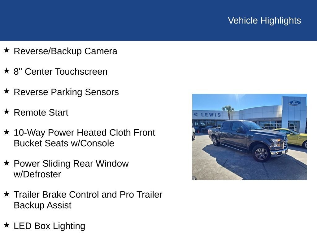 2016 Ford F-150 XLT