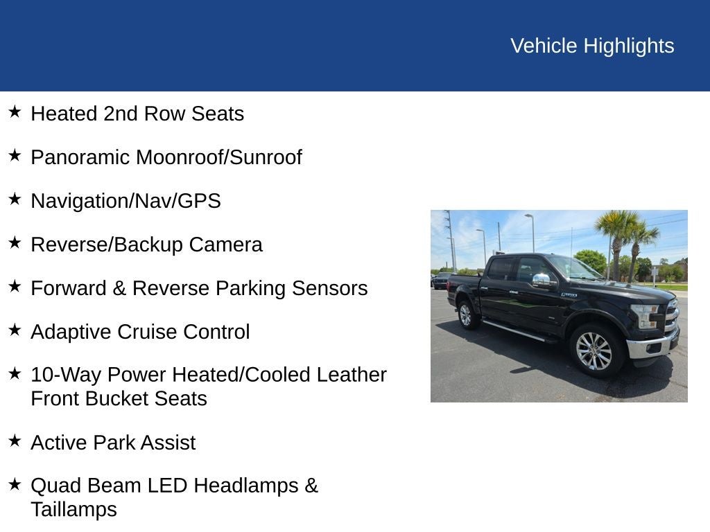 2015 Ford F-150 Lariat