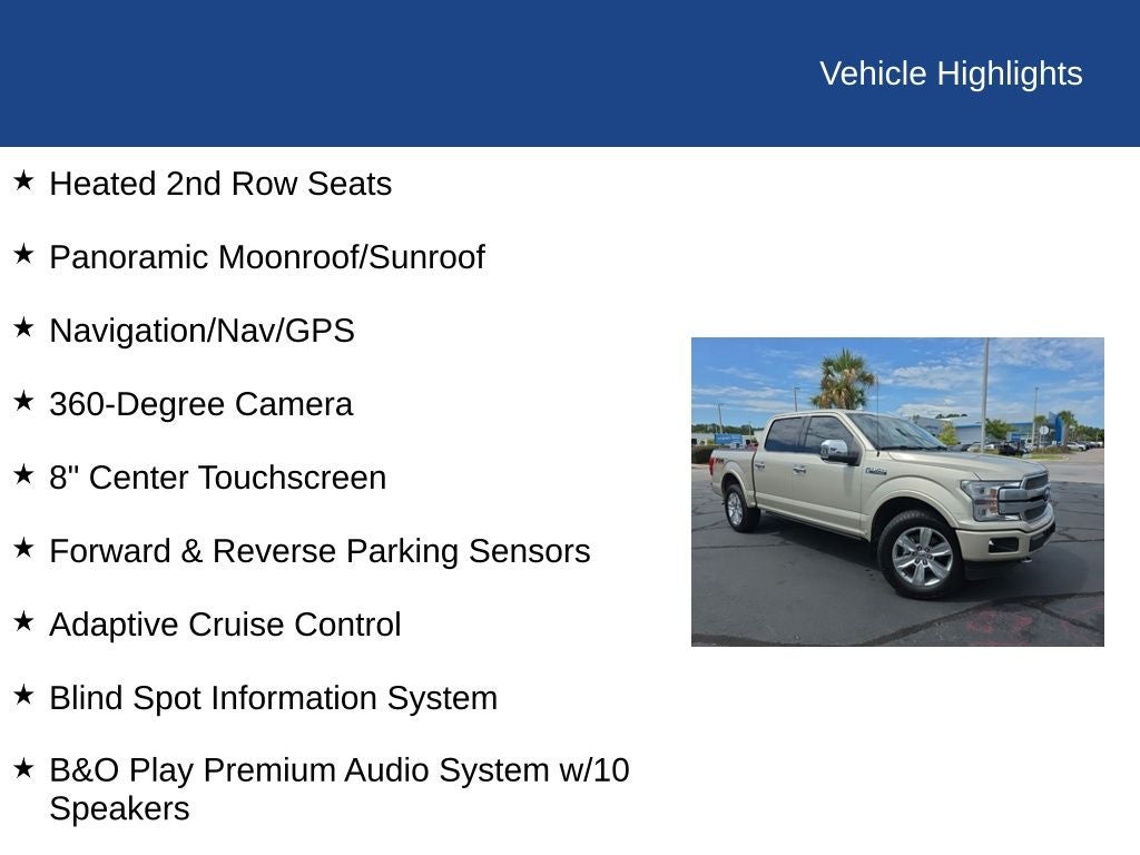 2018 Ford F-150 Platinum