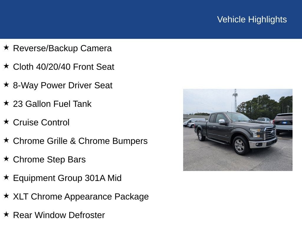 2016 Ford F-150 XLT