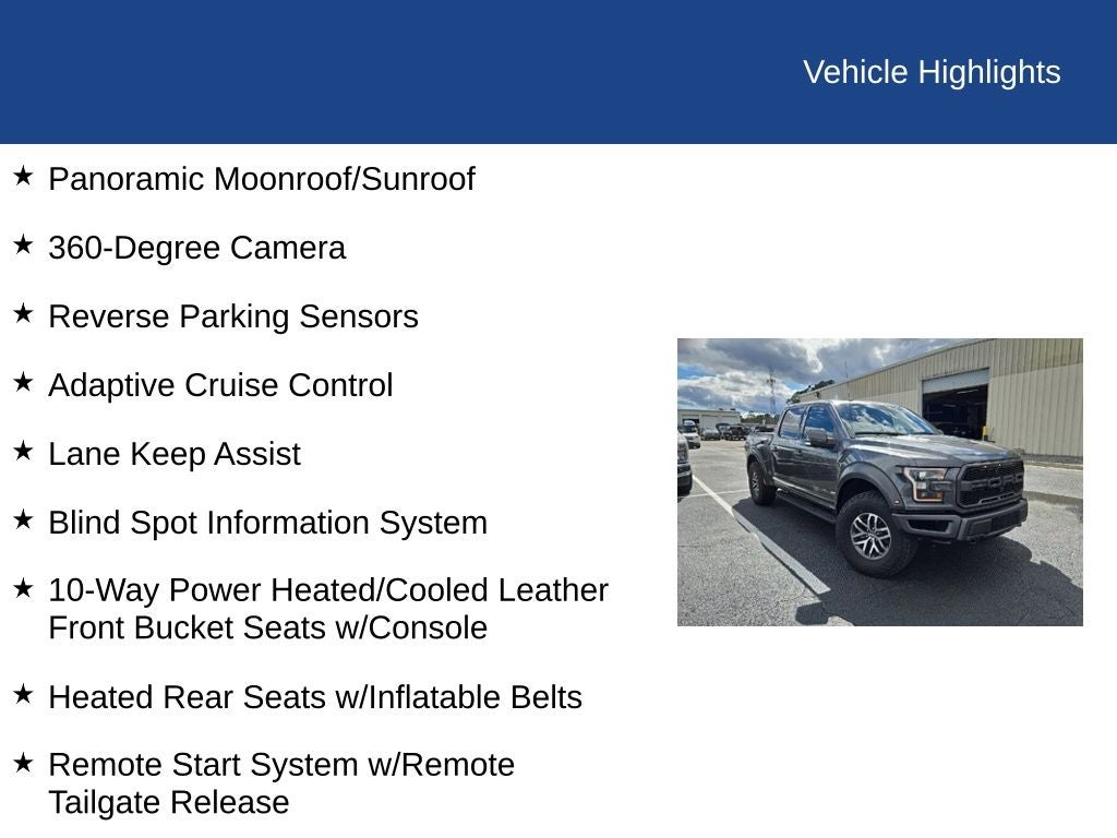 2018 Ford F-150 Raptor