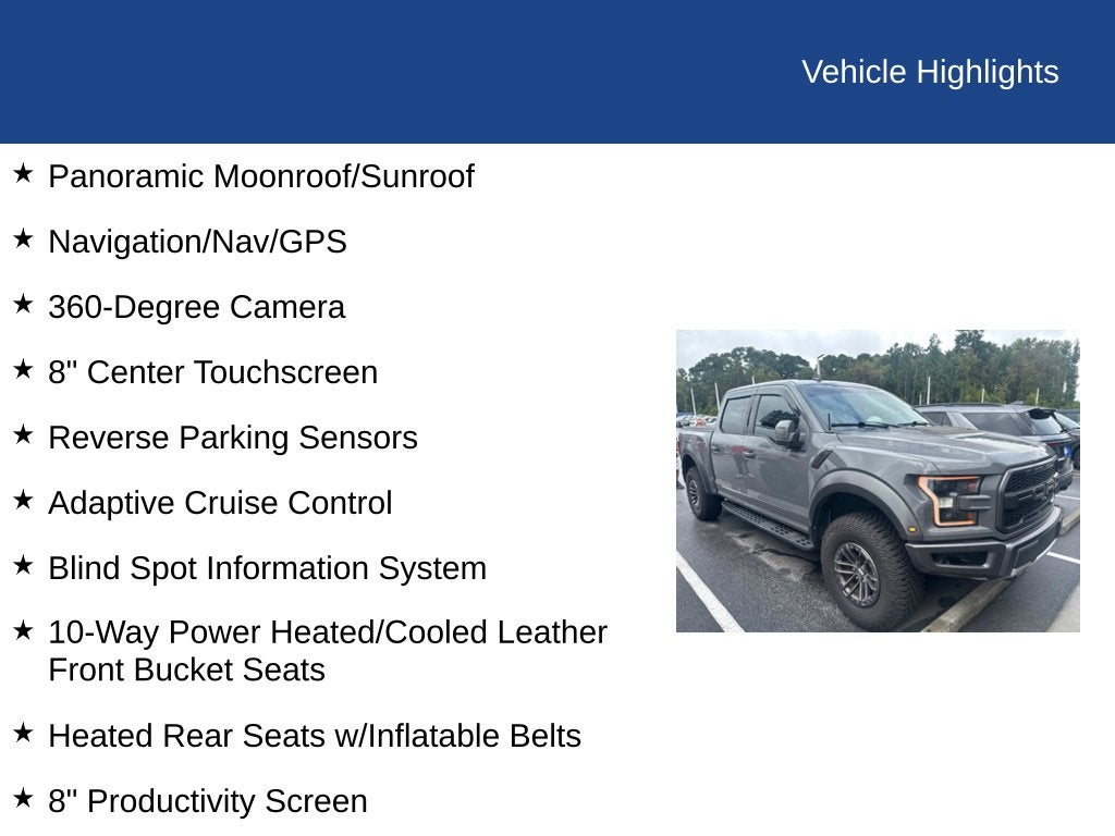 2020 Ford F-150 Raptor