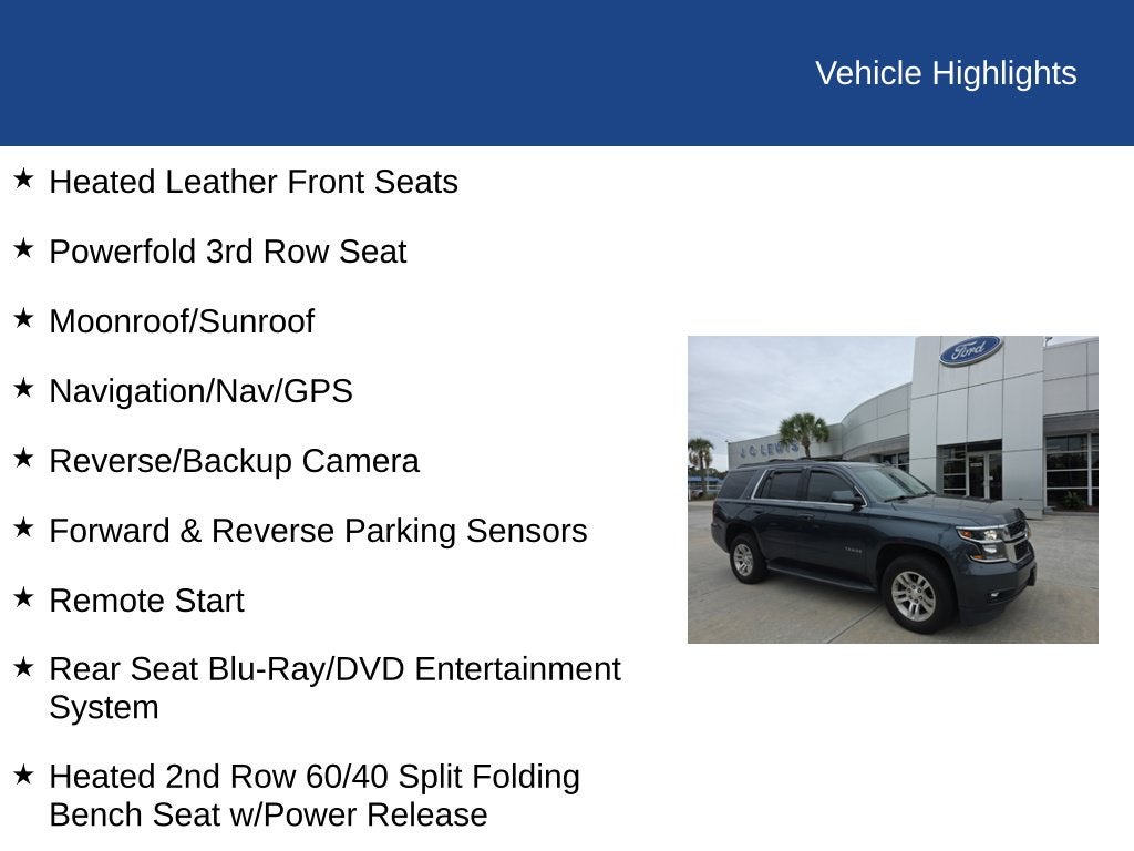 2019 Chevrolet Tahoe LT