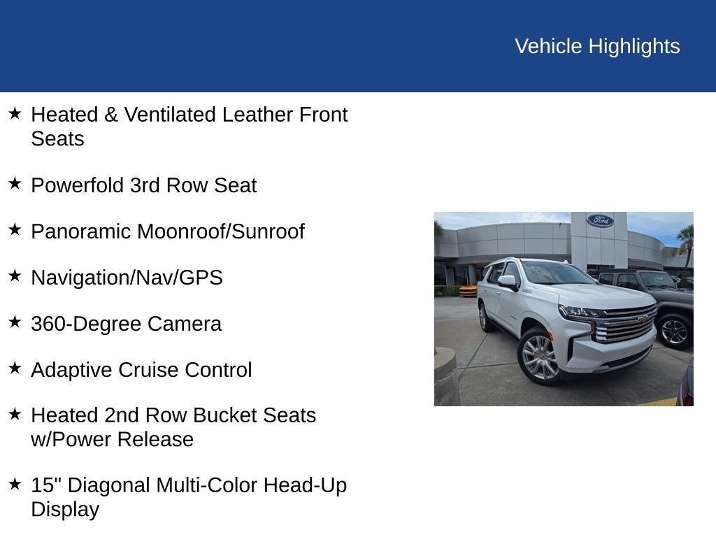 2024 Chevrolet Tahoe High Country