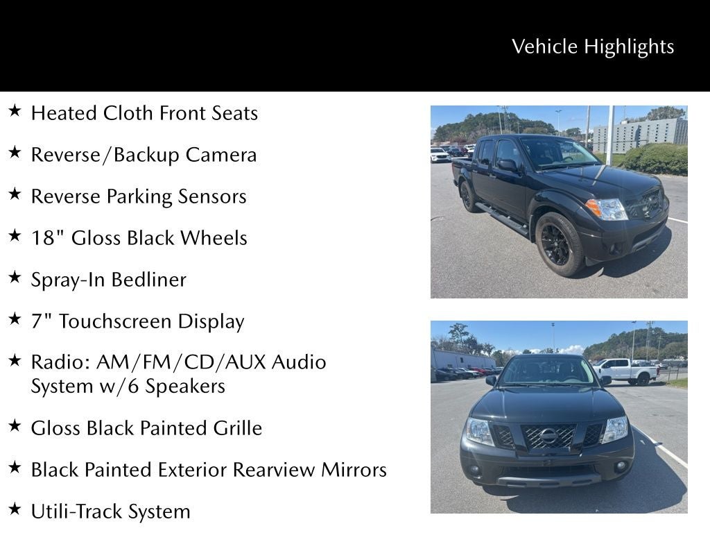 2020 Nissan Frontier SV Midnight Edition