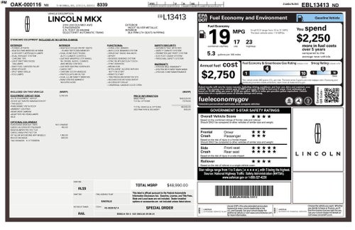 2014 Lincoln MKX Base