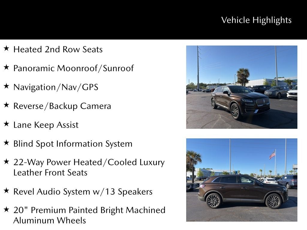 2019 Lincoln Nautilus Reserve