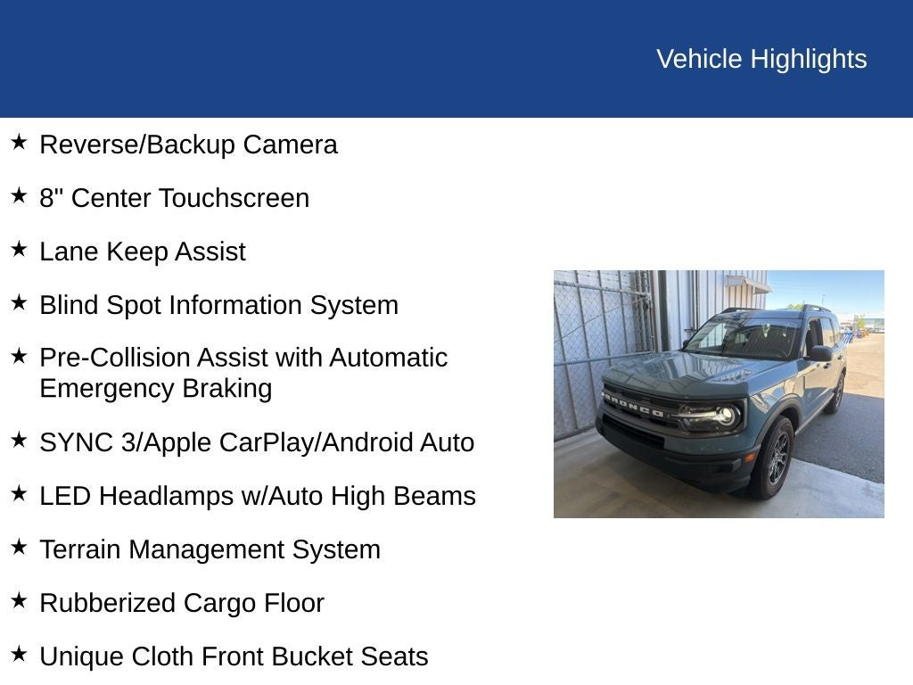 2022 Ford Bronco Sport Big Bend