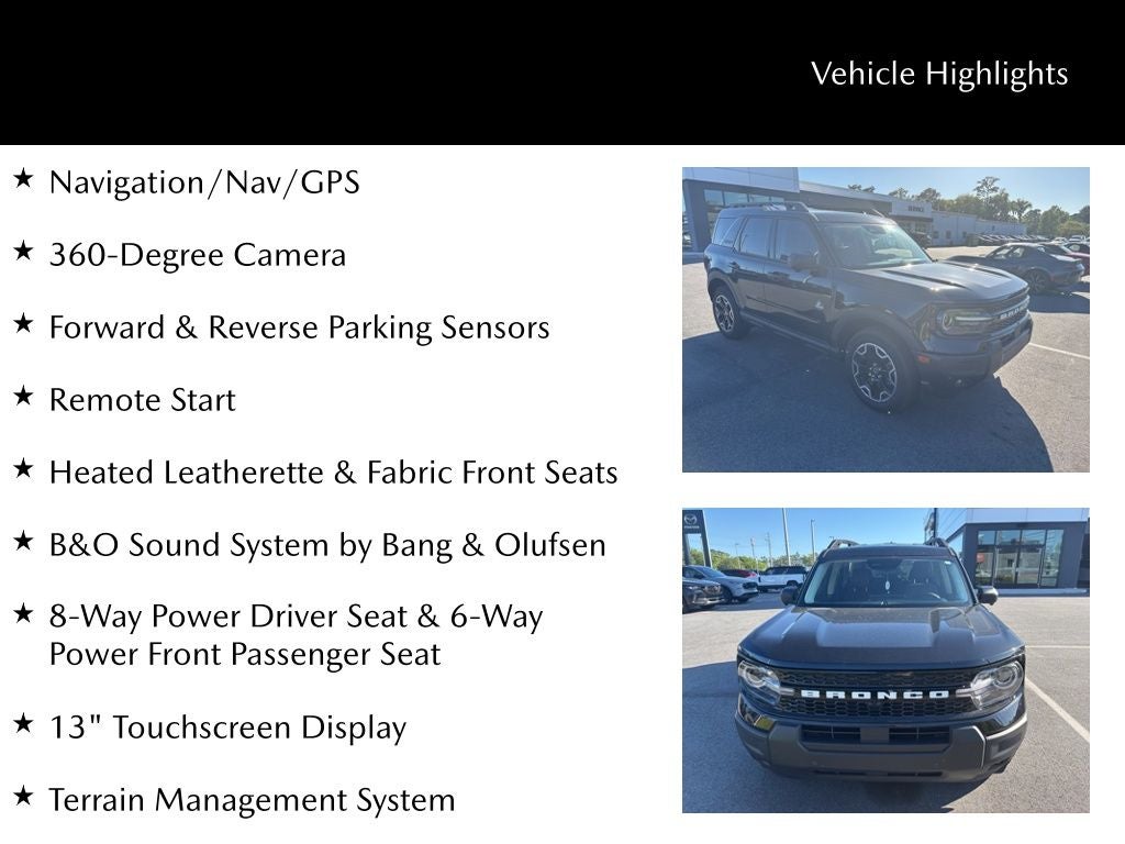 2025 Ford Bronco Sport Outer Banks