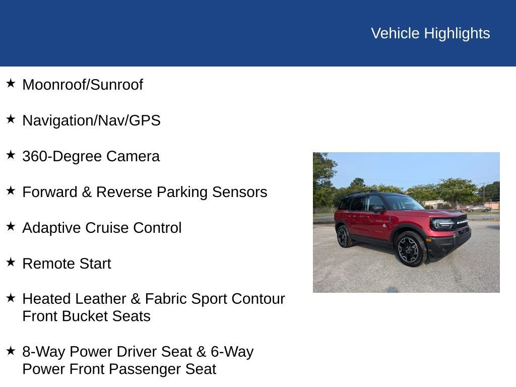 2025 Ford Bronco Sport Outer Banks