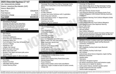 2025 Chevrolet Equinox LT