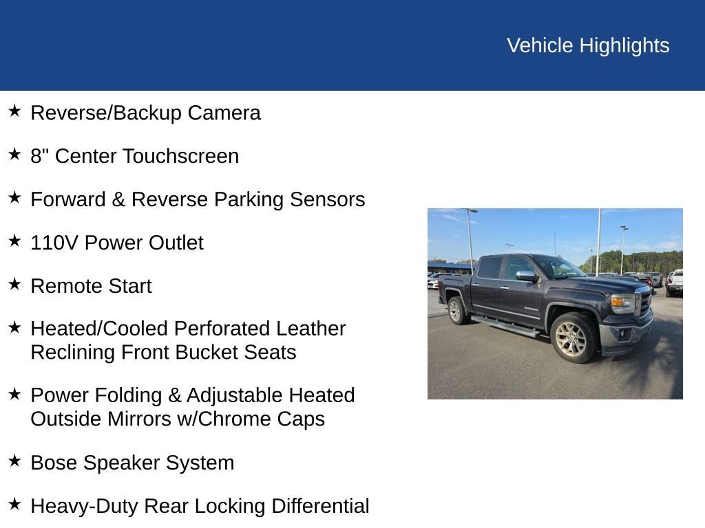 2015 GMC Sierra 1500 SLT