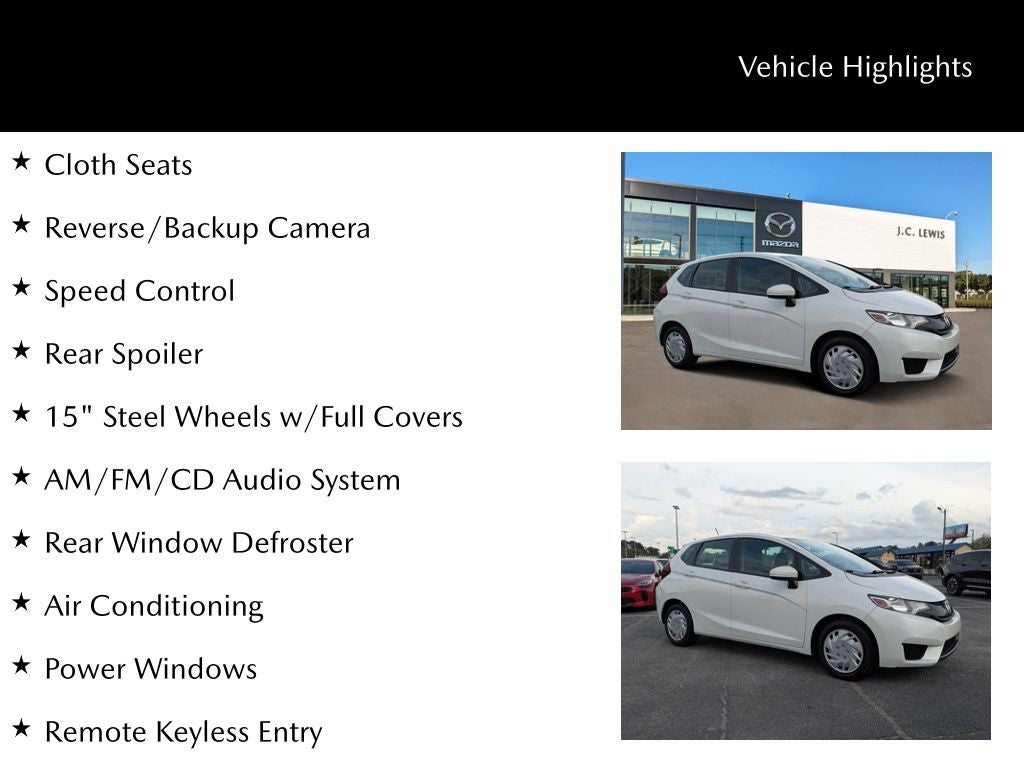 2017 Honda Fit LX