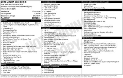 2023 Mazda Mazda CX-30 2.5 S