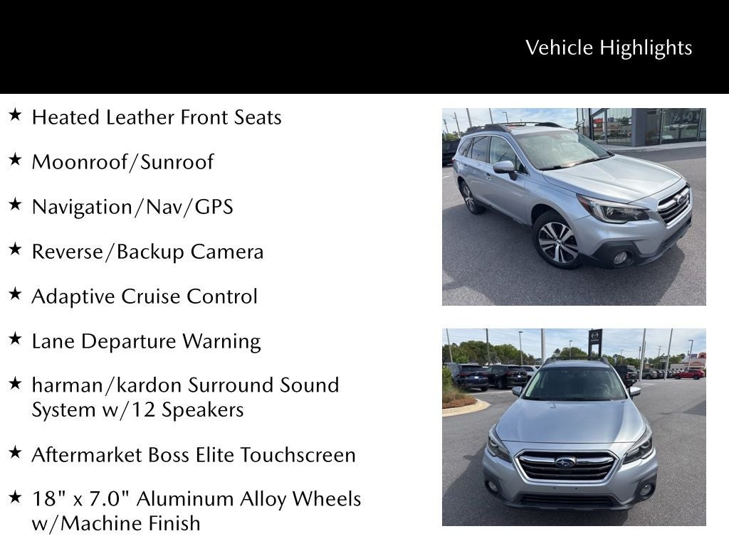 2018 Subaru Outback 2.5i Limited