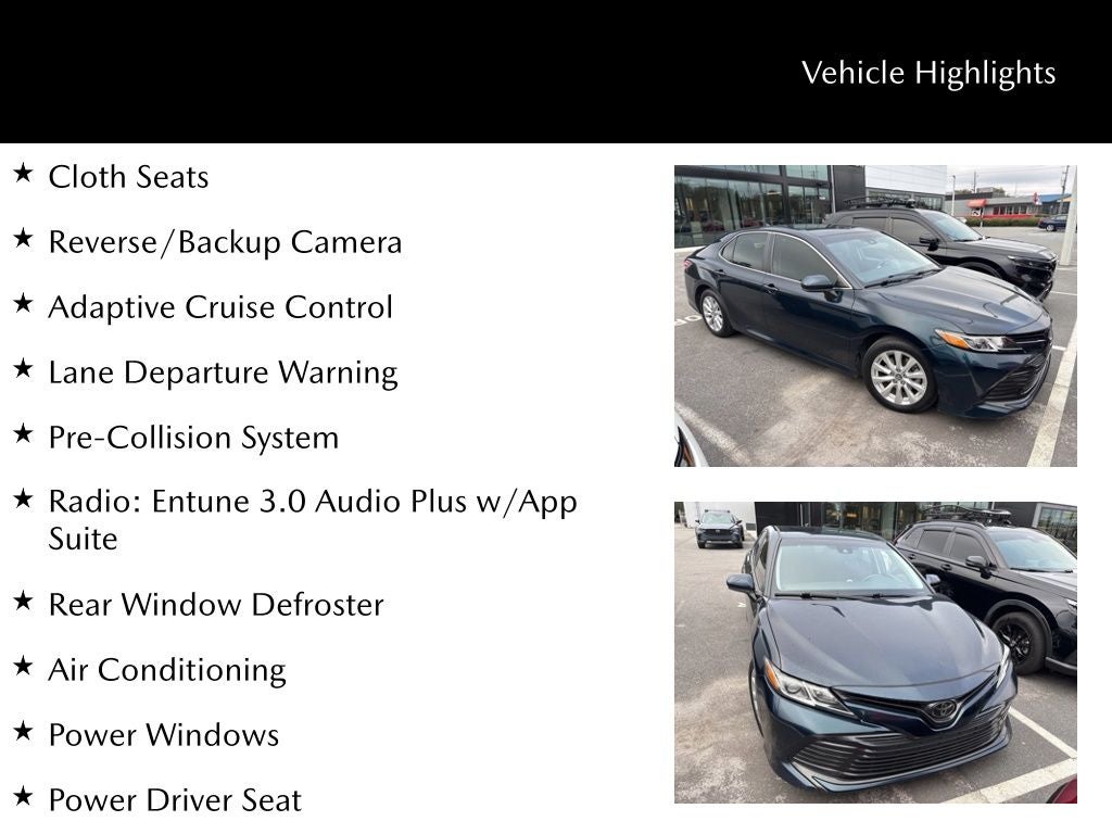 2019 Toyota Camry LE