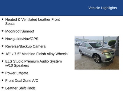 2018 Acura RDX Advance Package