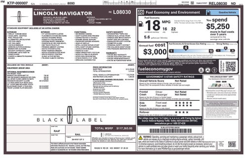 2024 Lincoln Navigator L Black Label