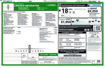 2022 Lincoln Navigator L Black Label
