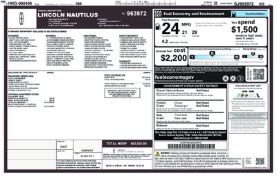 2025 Lincoln Nautilus Reserve