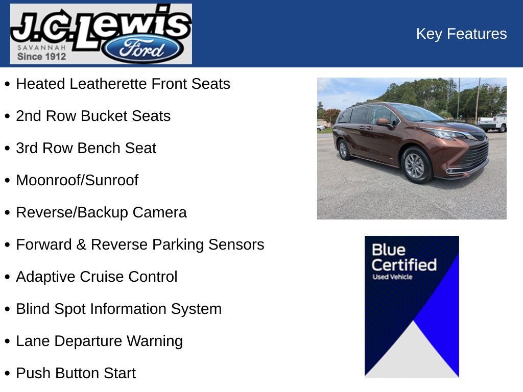 2021 Toyota Sienna XLE 7 Passenger