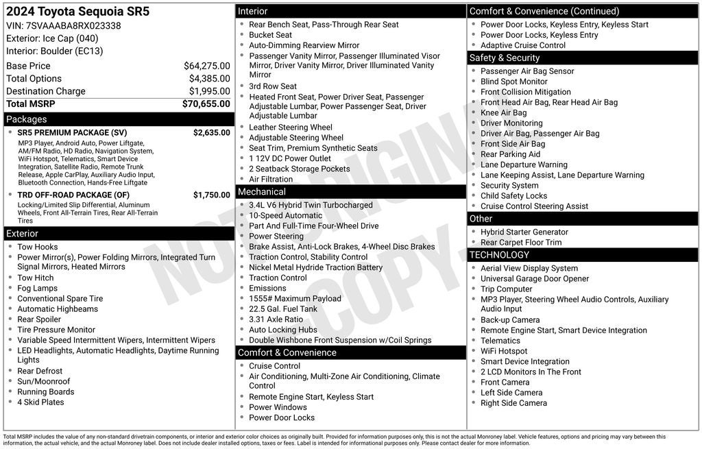 2024 Toyota Sequoia SR5