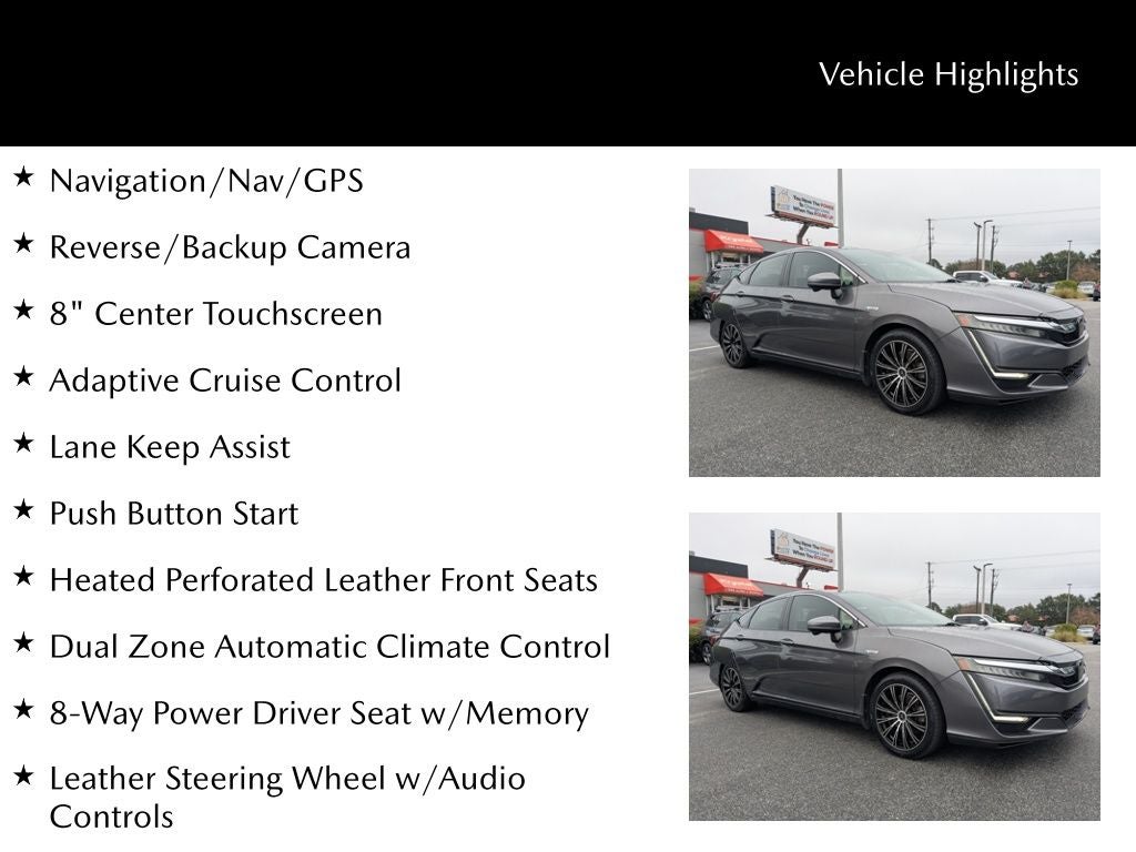 2018 Honda Clarity Plug-In Hybrid Touring