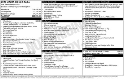 2023 Mazda Mazda CX-5 2.5 Turbo