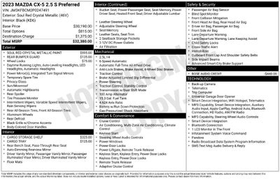 2023 Mazda Mazda CX-5 2.5 S Preferred Package