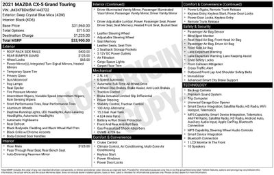 2021 Mazda Mazda CX-5 Grand Touring