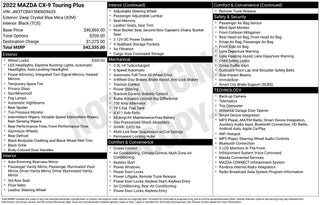 2022 Mazda Mazda CX-9 Touring Plus