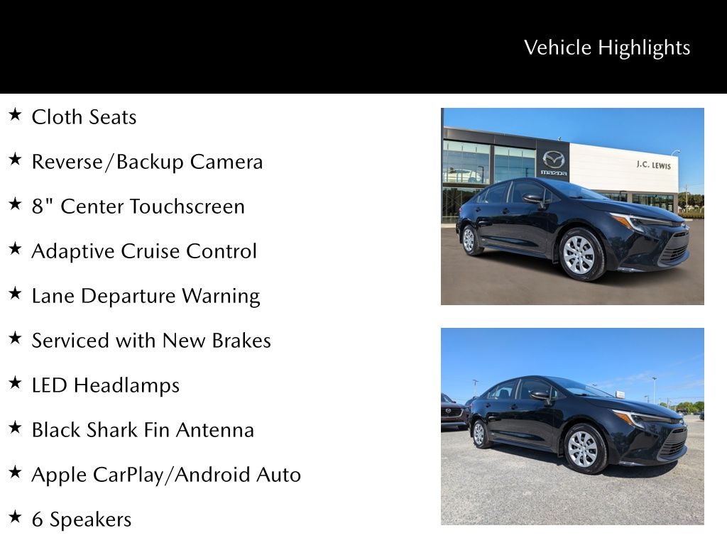 2025 Toyota Corolla Hybrid LE