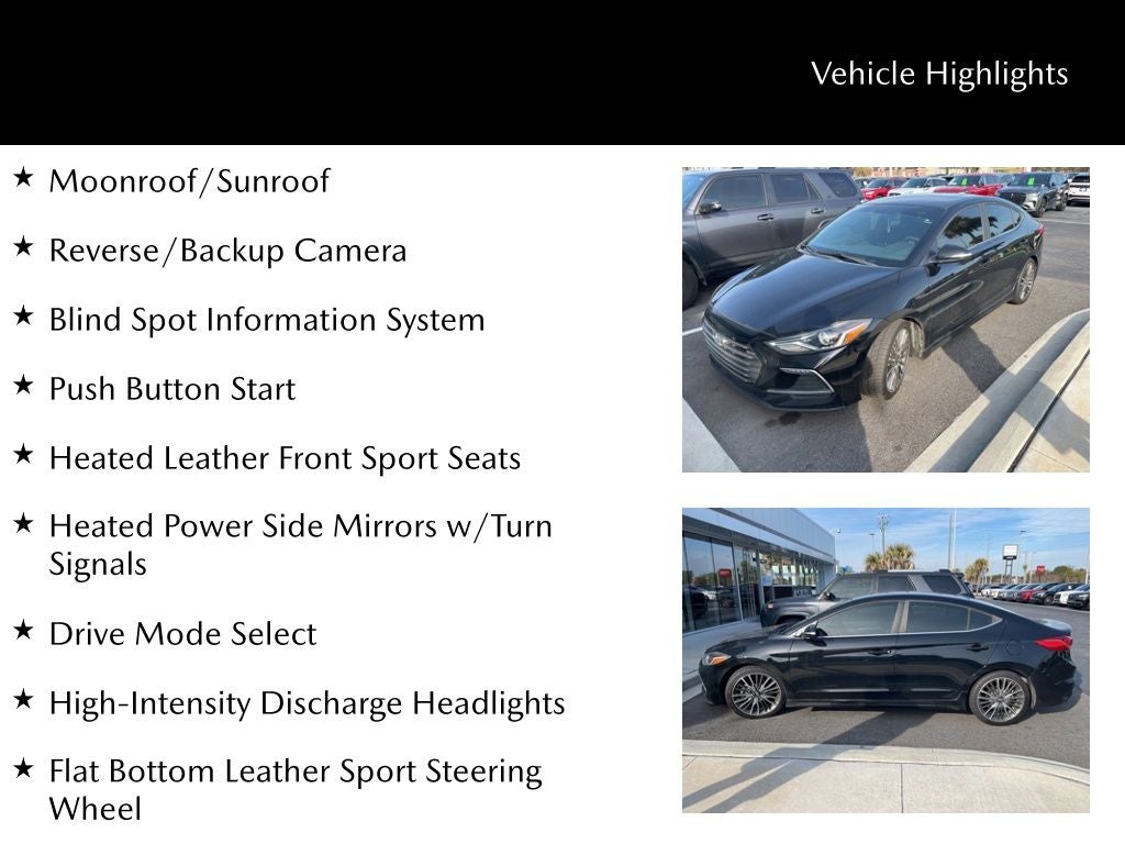 2018 Hyundai Elantra Sport