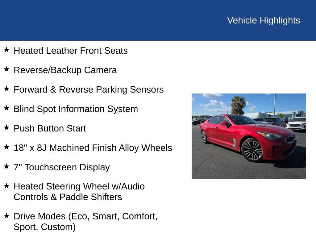 2019 Kia Stinger Base