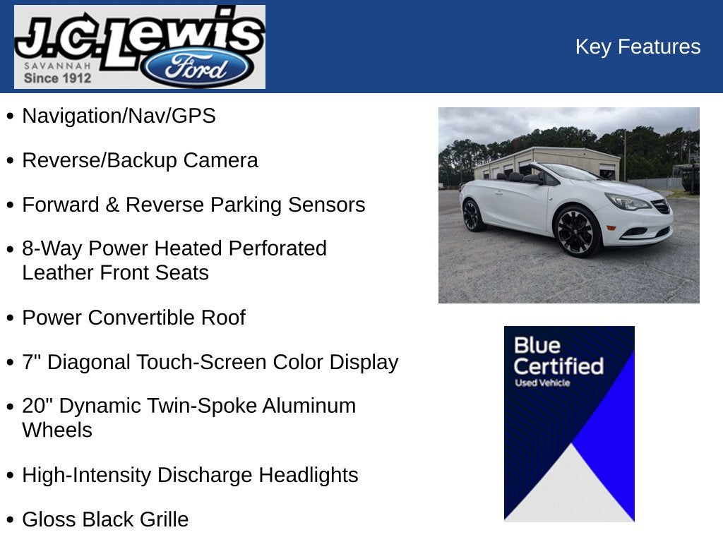 2018 Buick Cascada Sport Touring