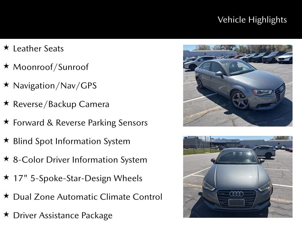 2015 Audi A3 2.0T Premium quattro