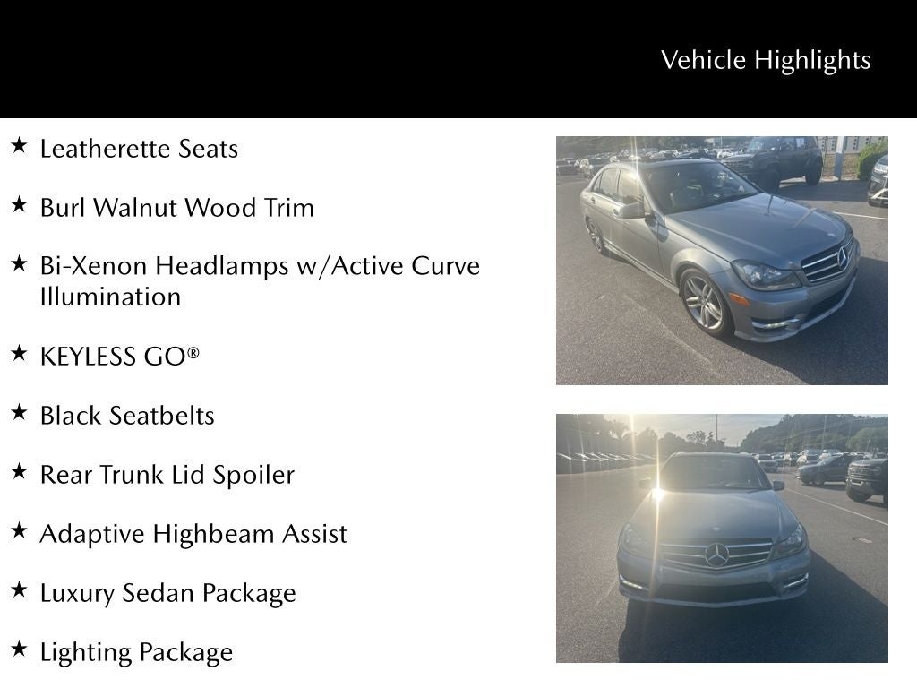 2014 Mercedes-Benz C-Class C 250 Luxury