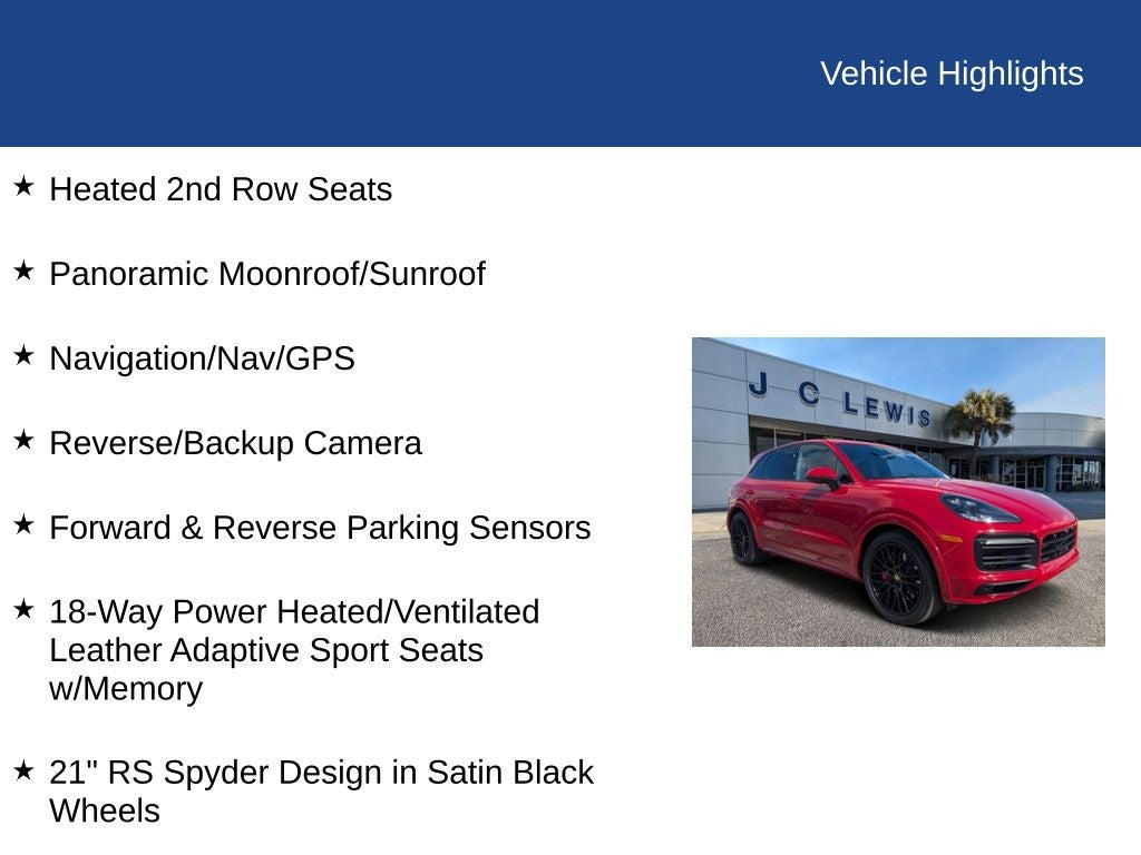 2021 Porsche Cayenne GTS