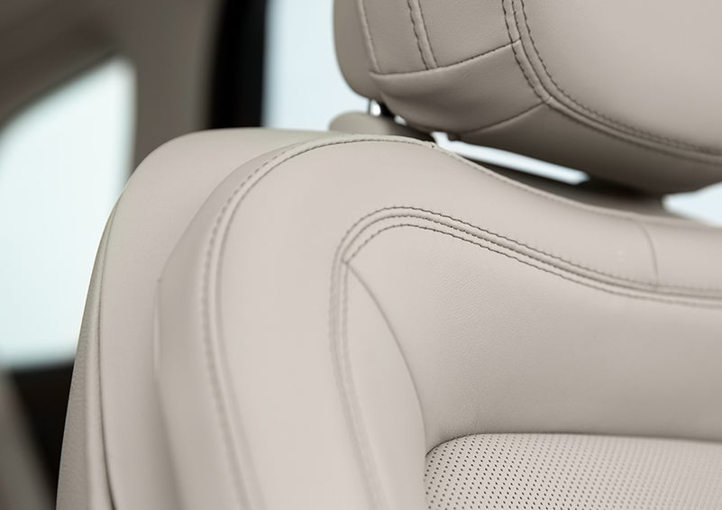 Fine craftsmanship is shown through a detailed image of front-seat stitching. | J.C. Lewis Lincoln in Savannah GA