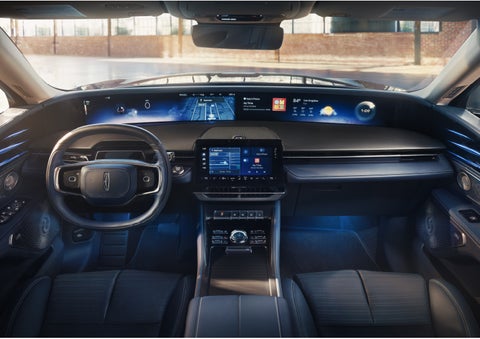 The panoramic display is shown in a 2026 Lincoln Nautilus® SUV. | J.C. Lewis Lincoln in Savannah GA