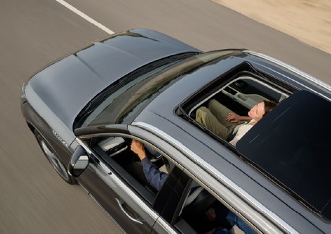 The available panoramic Vista Roof® of a 2027 Lincoln Aviator® SUV is open. | J.C. Lewis Lincoln in Savannah GA